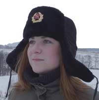 Russian winter hat